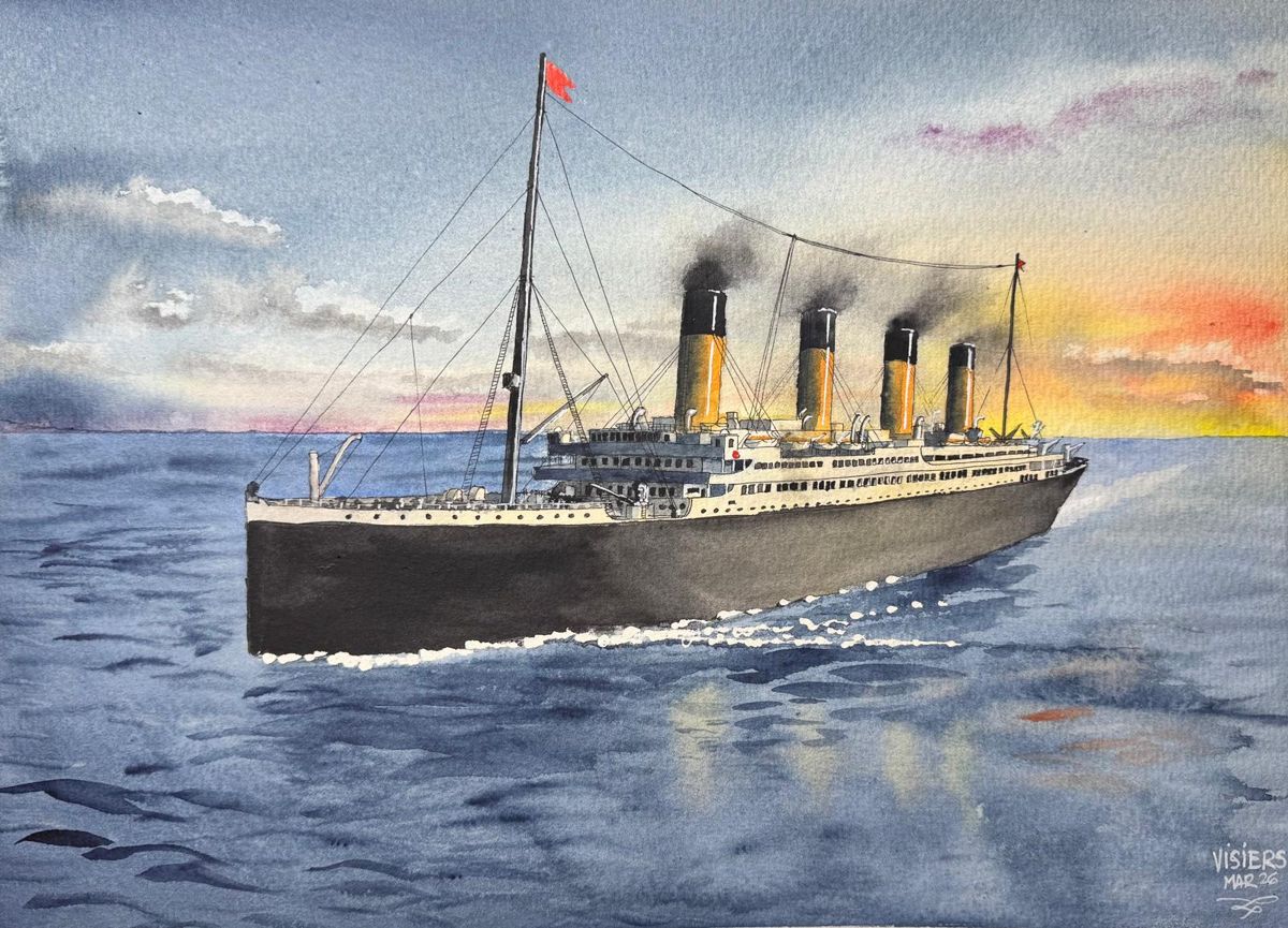 Titanic en alta mar